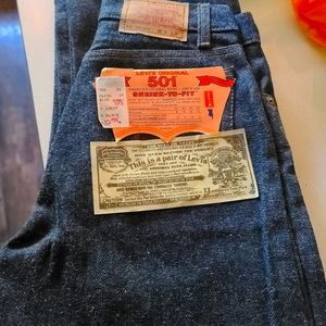 501 vintage levis with tags